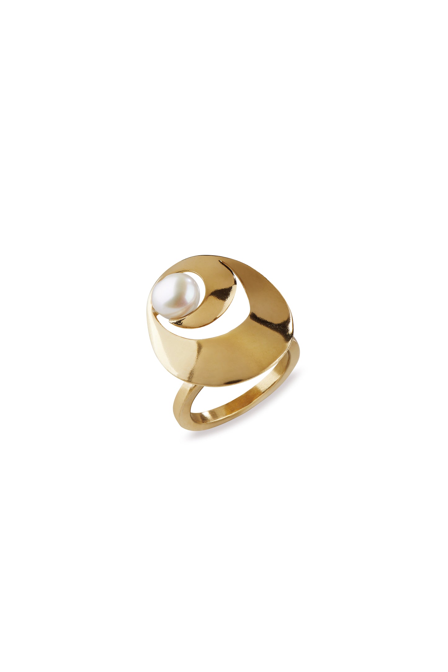 Anel Pearl Shell Polido - Anéis | Vangloria Jewelry Design