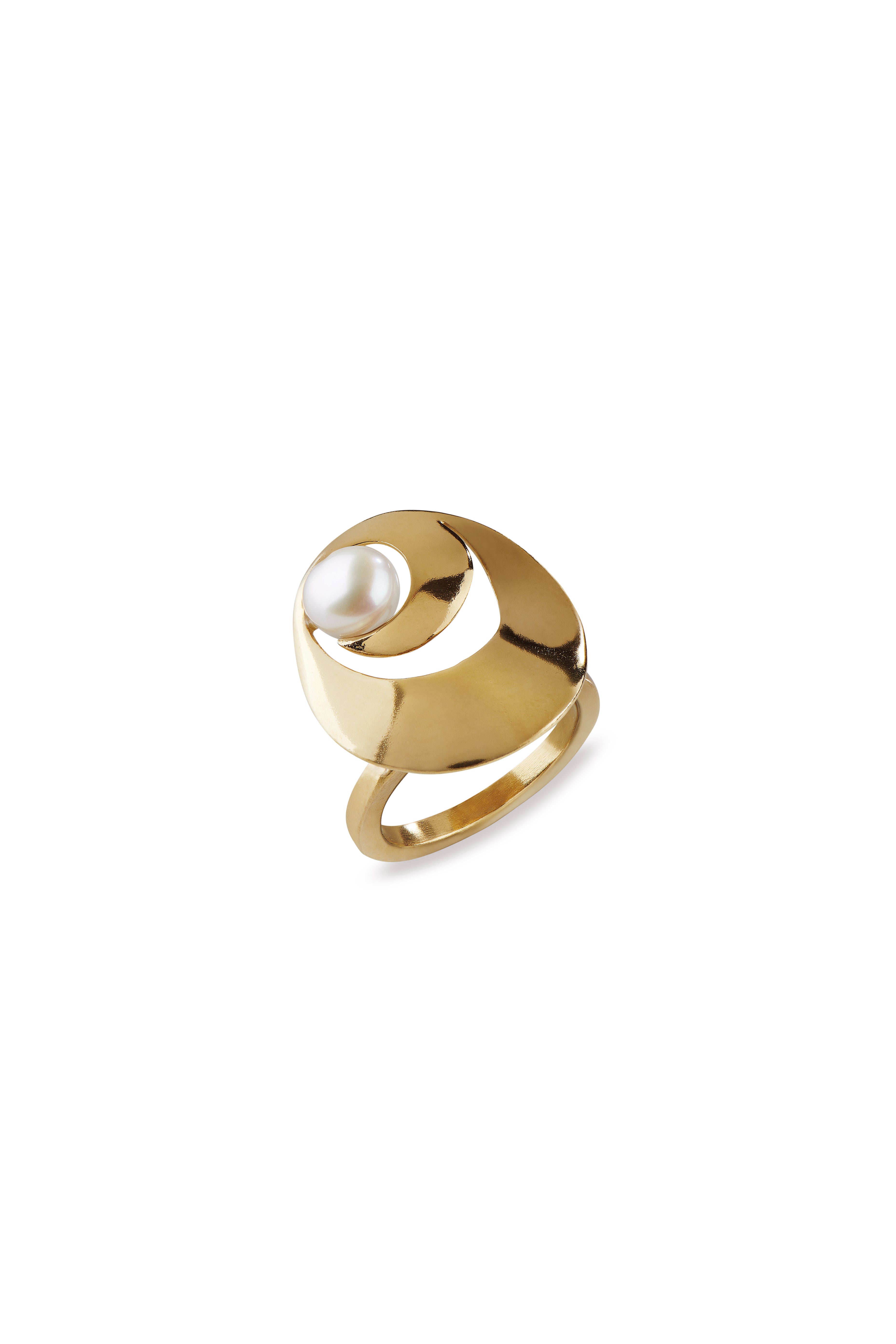 Anel Pearl Shell Polido - Anéis | Vangloria Jewelry Design