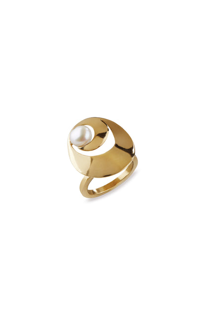 Anel Pearl Shell Polido - Anéis | Vangloria Jewelry Design