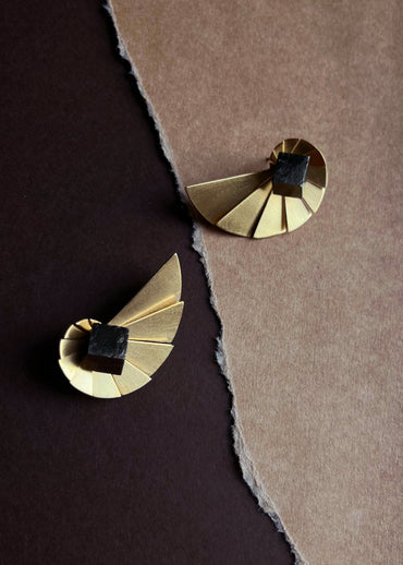 Brincos Nautilus Dourados - Brincos | Vangloria Jewelry Design