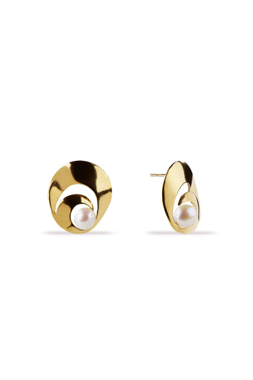 Brincos Pearl Shell Polidos - Brincos | Vangloria Jewelry Design