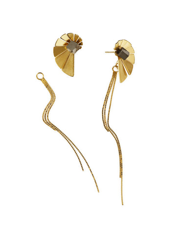 Brincos Longos Nautilus Toujour - Brincos | Vangloria Jewelry Design