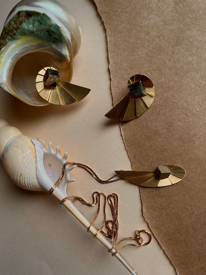 Brincos Nautilus Dourados - Brincos | Vangloria Jewelry Design
