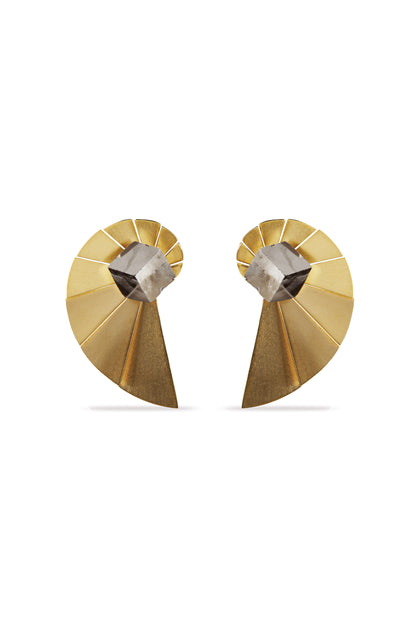Brincos Nautilus Dourados - Brincos | Vangloria Jewelry Design