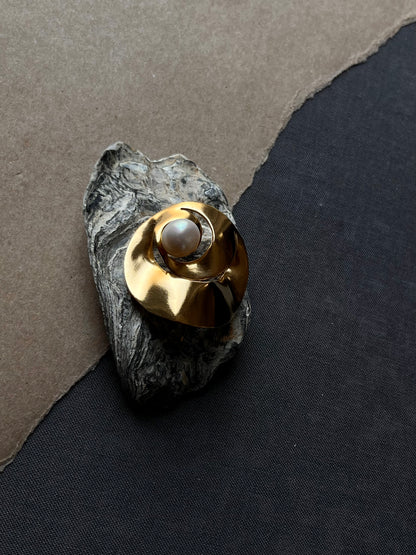 Pregadeira Pearl Shell Polida - Pregadeira | Vangloria Jewelry Design