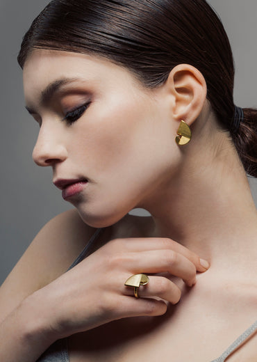 Brincos Golden Spiral I - Brincos | Vangloria Jewelry Design