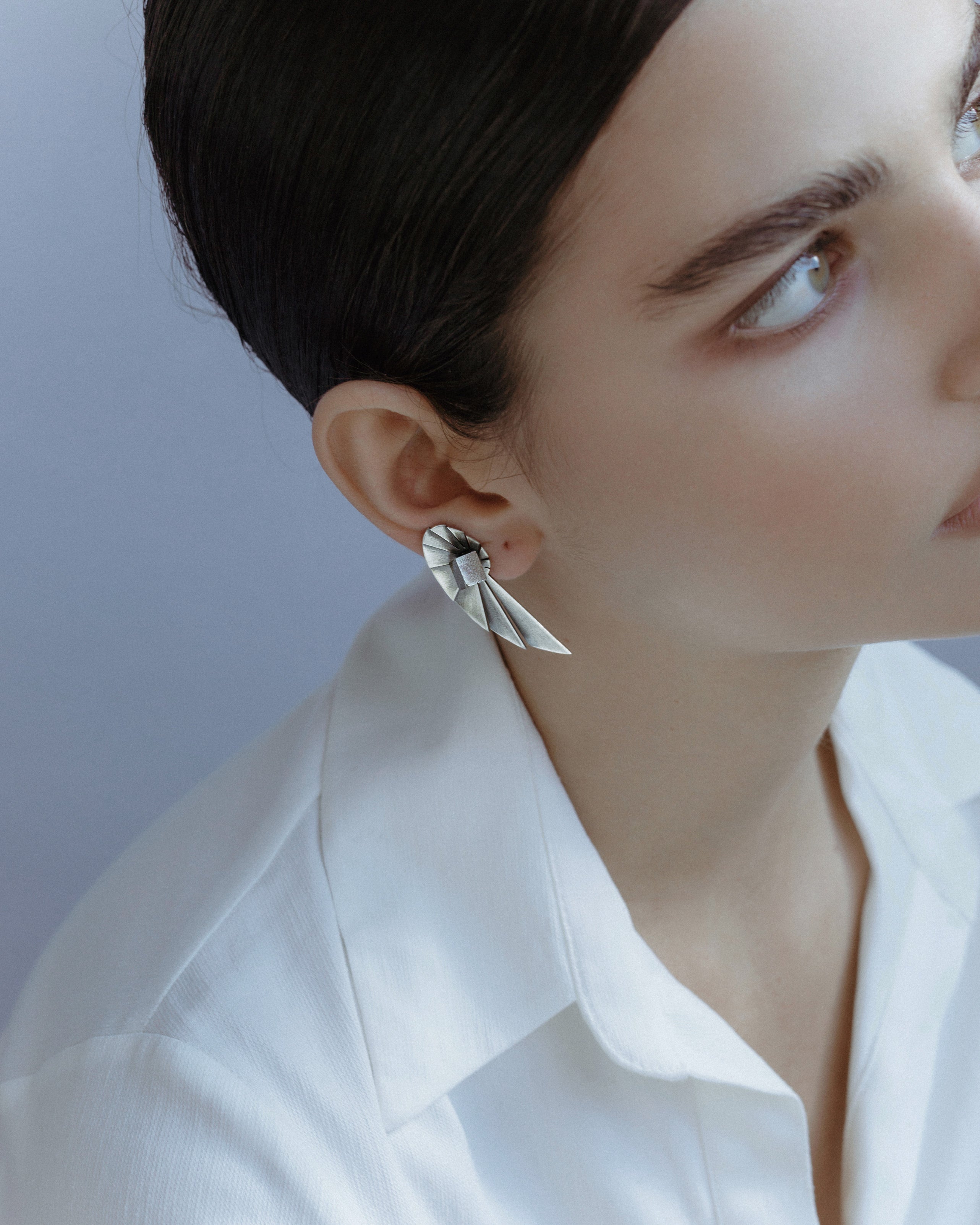 Brincos Nautilus Extended Oxidados - Brincos | Vangloria Jewelry Design