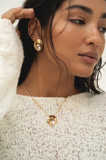 Colar Pearl Shell Polido - Colares | Vangloria Jewelry Design