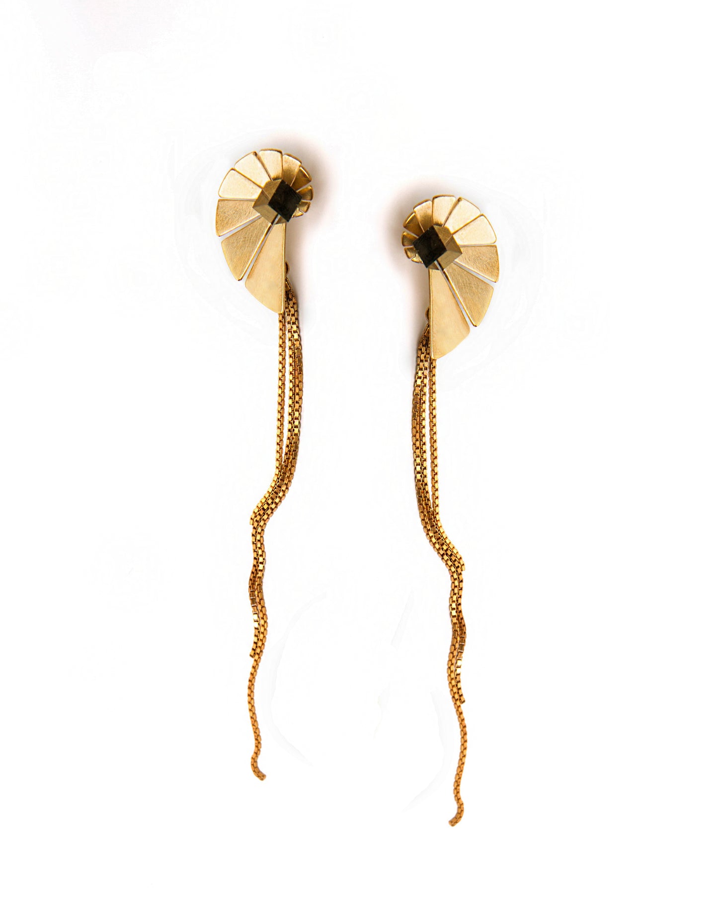Brincos Longos Nautilus Toujour - Brincos | Vangloria Jewelry Design