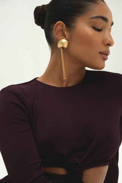 Brincos Longos Mirabilis - Brincos | Vangloria Jewelry Design