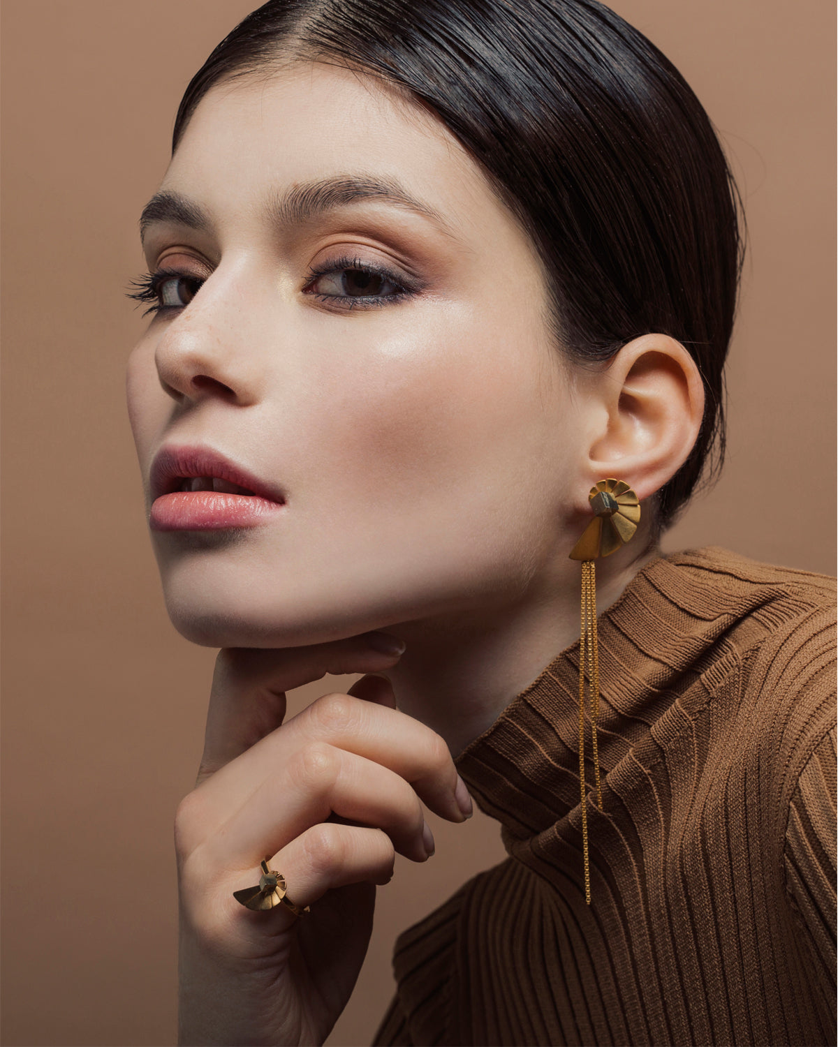 Brincos Longos Nautilus Toujour - Brincos | Vangloria Jewelry Design