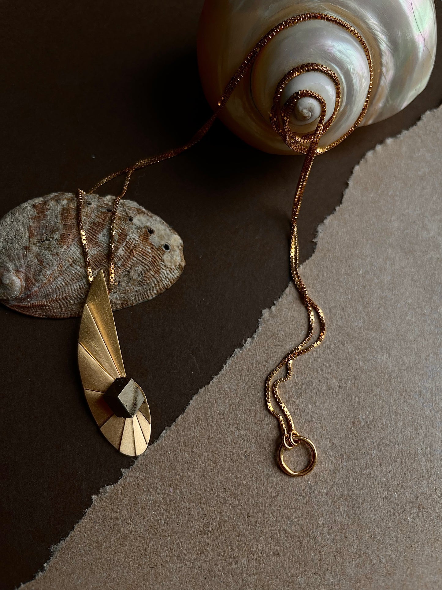 Colar Longo Nautilus Extended Dourado - Colares | Vangloria Jewelry Design