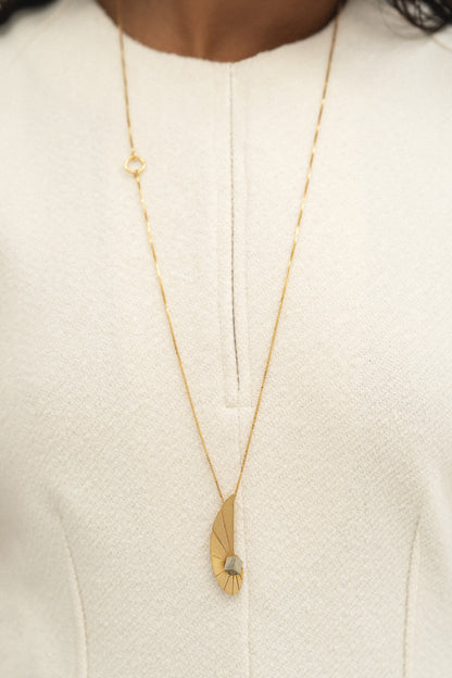 Colar Longo Nautilus Extended Dourado - Colares | Vangloria Jewelry Design